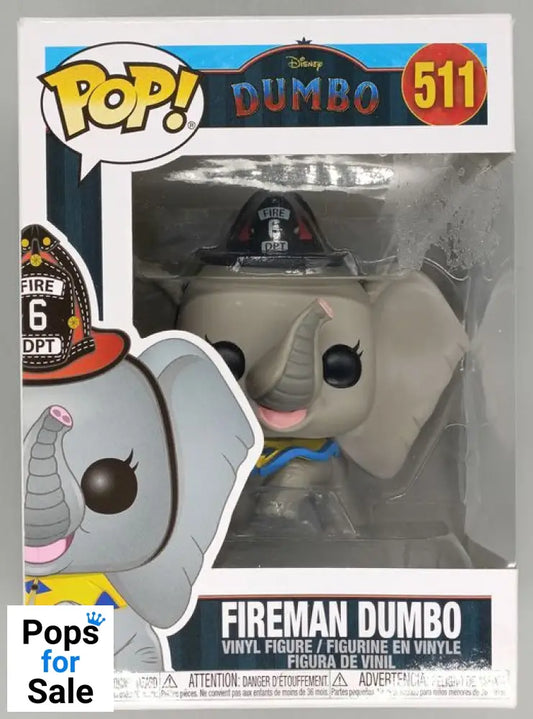 #511 Fireman Dumbo - Disney (Dumbo Live Action) - Box Damaged Funko POP