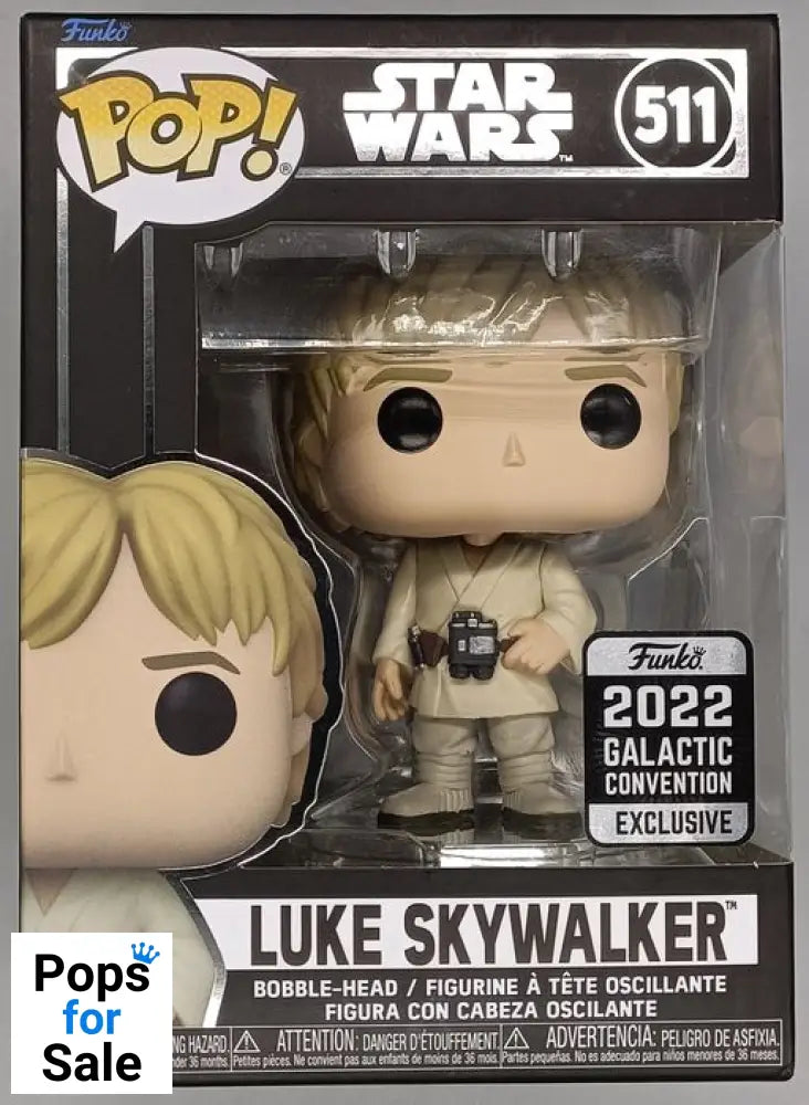 #511 Luke Skywalker - Star Wars - 2022 Con Funko POP