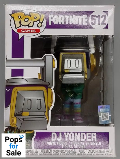 #512 DJ Yonder - Fortnite - Box Damaged Funko POP