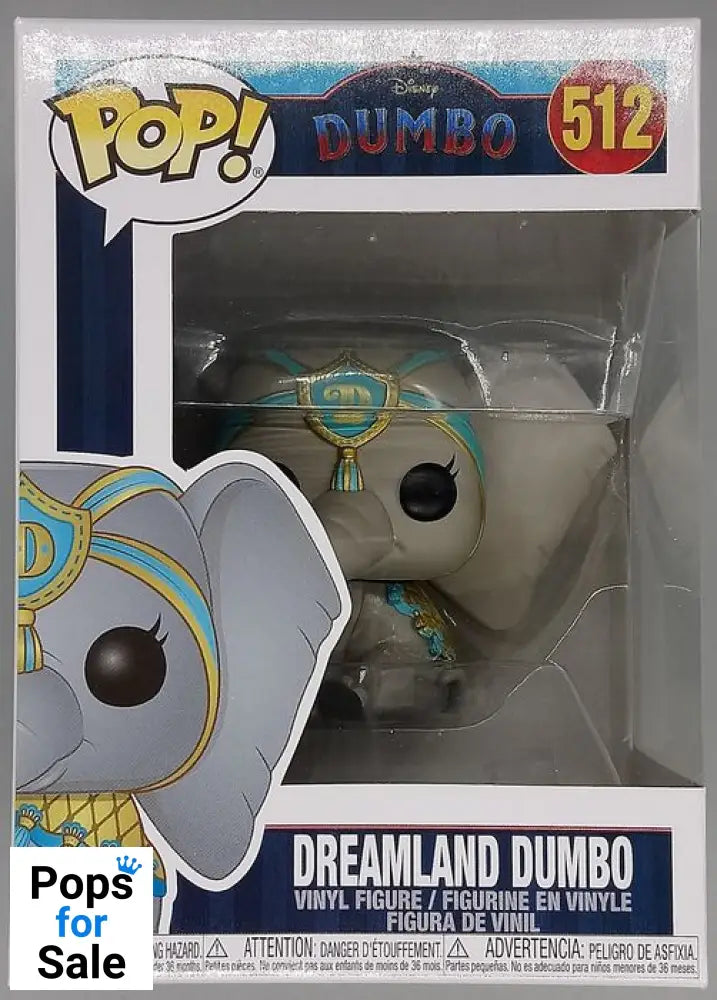 512 Dreamland Dumbo - Disney Dumbo - Box Damaged Funko POP