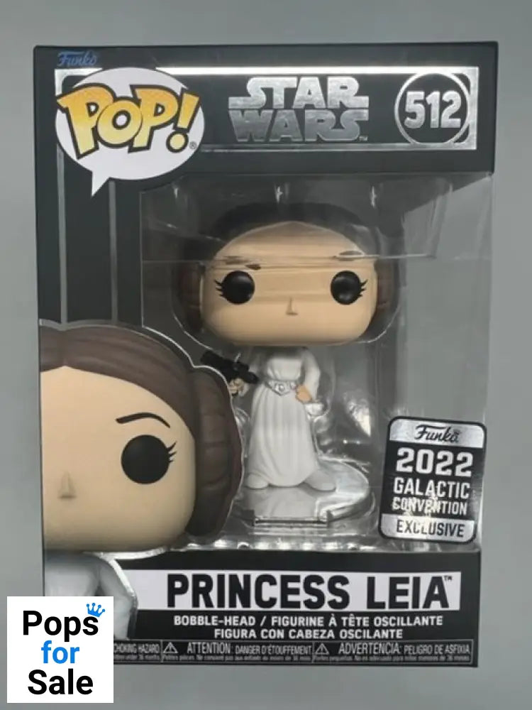 512 Princess Leia - Star Wars - 2022 Con Funko POP