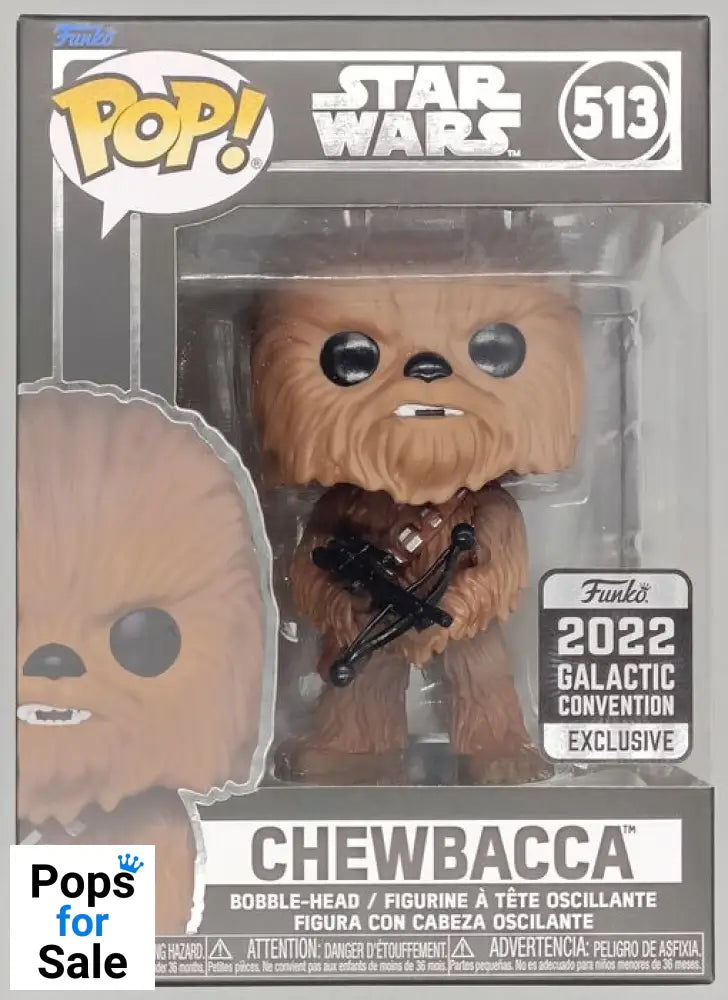 #513 Chewbacca - Star Wars - 2022 Con Funko POP