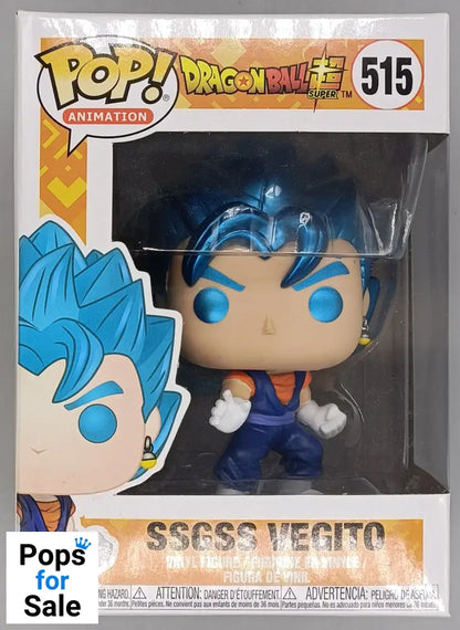 #515 SSGSS Vegito - Metallic - Dragon Ball Z - Box Damaged Funko POP