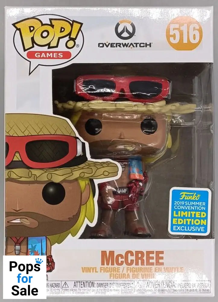 #516 McCree (Lifeguard) - Overwatch Funko POP