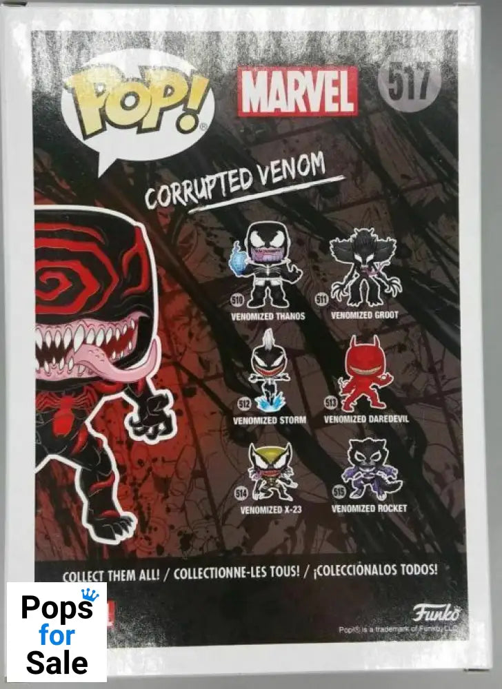 517 Corrupted Venom - Pop Marvel - Special Edition Funko POP