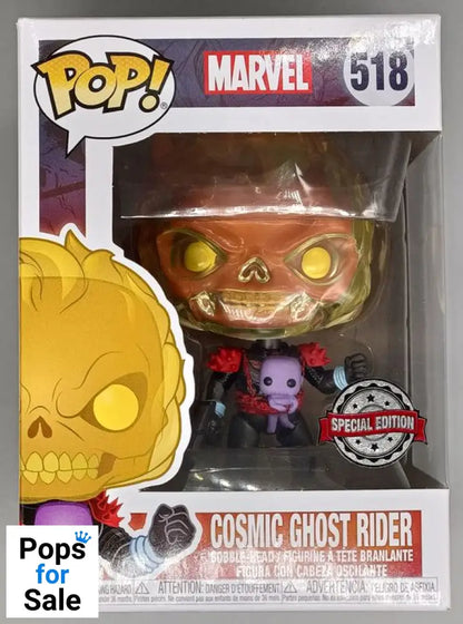 #518 Cosmic Ghost Rider - Marvel - Box Damaged Funko POP