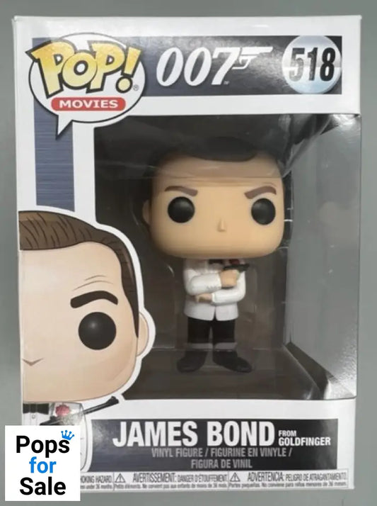 518 James Bond Sean Connery Tux (Goldfinger) - Funko POP - Box Damaged