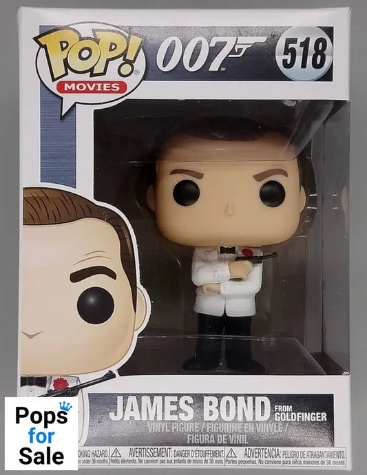 518 James Bond Sean Connery Tux (Goldfinger) - Funko POP - Box Damaged