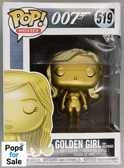 #519 Golden Girl (from Goldfinger) - James Bond - Damaged Box Funko POP