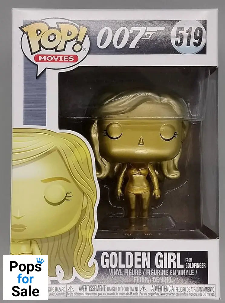 #519 Golden Girl (from Goldfinger) - James Bond Funko POP