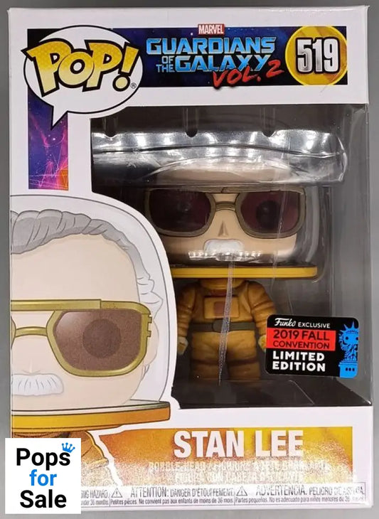 #519 Stan Lee (Watcher Informant) - Marvel - Guardian Box Damaged Funko POP