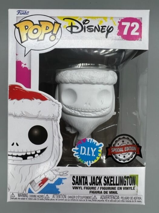 #72 Santa Jack Skellington (DIY) Pop Disney Funko POP