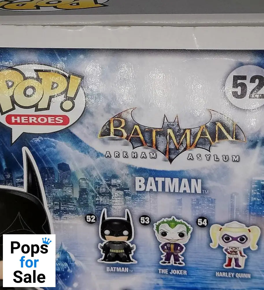 #52 Batman - DC - Batman Arkham Asylum - Box Damaged Funko POP