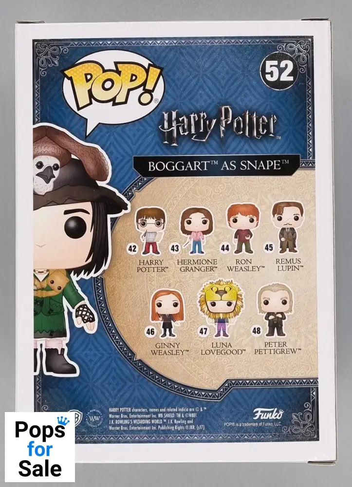 #52 Boggart as Snape - Harry Potter - 2017 Con Funko POP