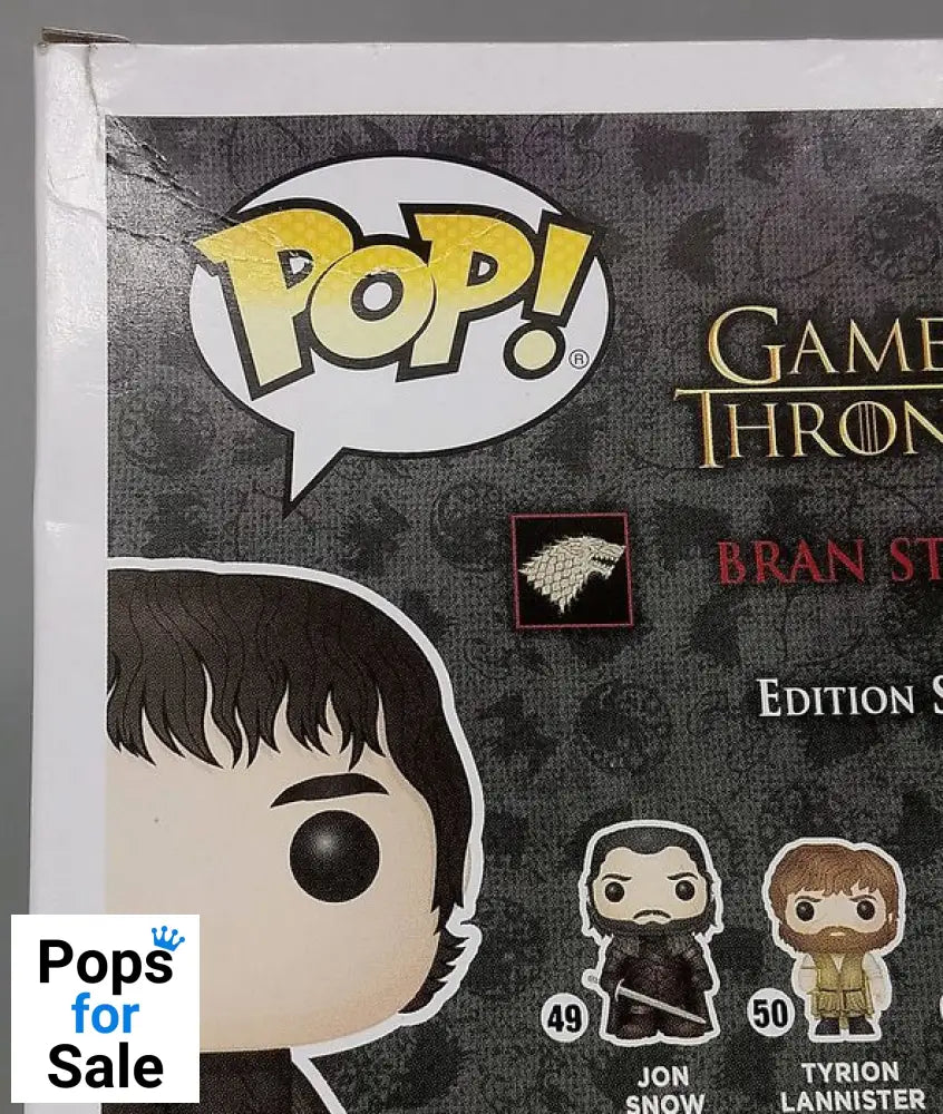 #52 Bran Stark - Game of Thrones - Box Damaged Funko POP