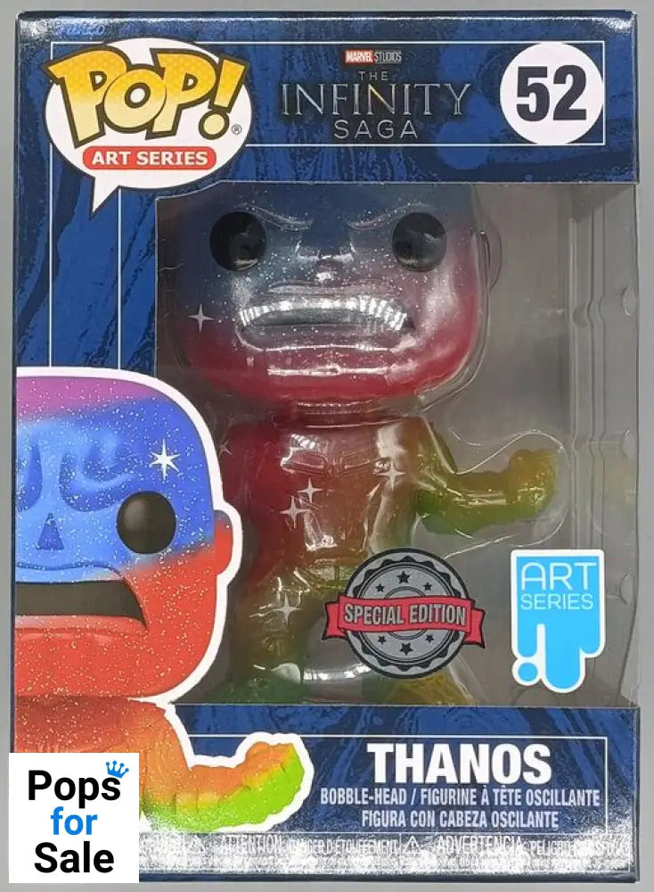 #52 Thanos - Art Series - Marvel Avengers - Box Damaged Funko POP