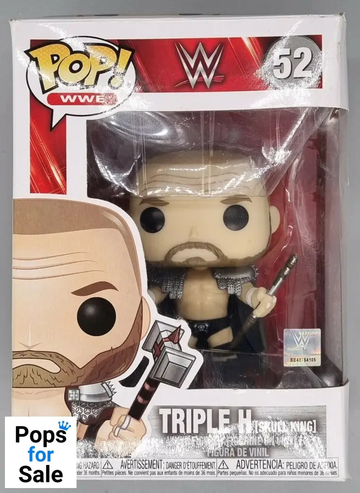 52 Triple H (Skull King) - WWE - Box Damaged Funko POP