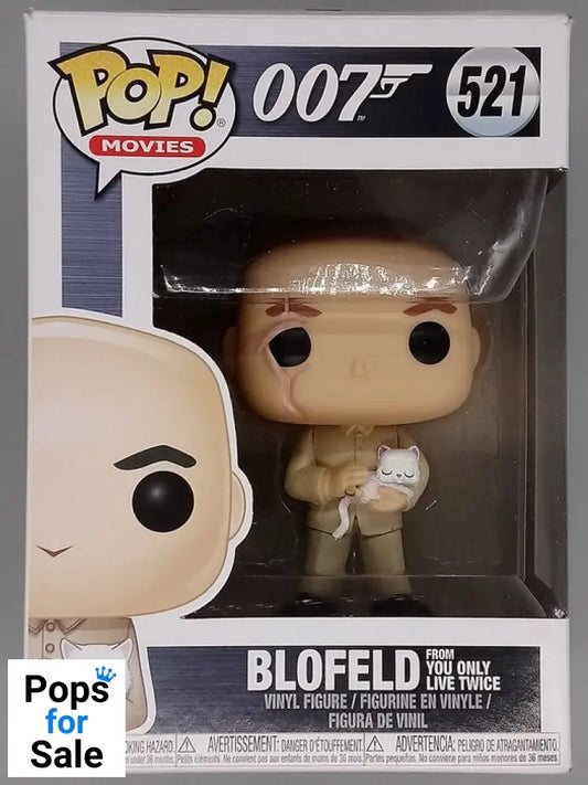 521 Blofeld (from You Only Live Twice) - James Bond Funko POP - Box Damaged