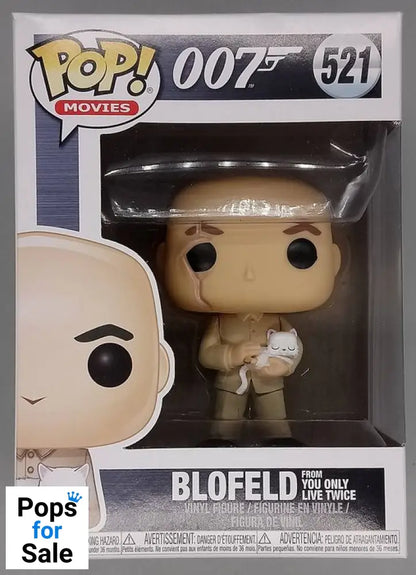 521 Blofeld (from You Only Live Twice) - James Bond Funko POP - Box Damaged