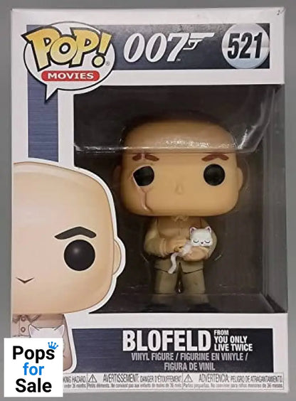 521 Blofeld (from You Only Live Twice) - James Bond Funko POP - Box Damaged