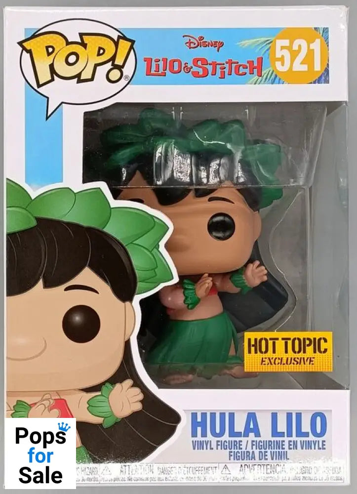 521 Hula Lilo - Disney Lilo & Stitch - Box Damaged Funko POP