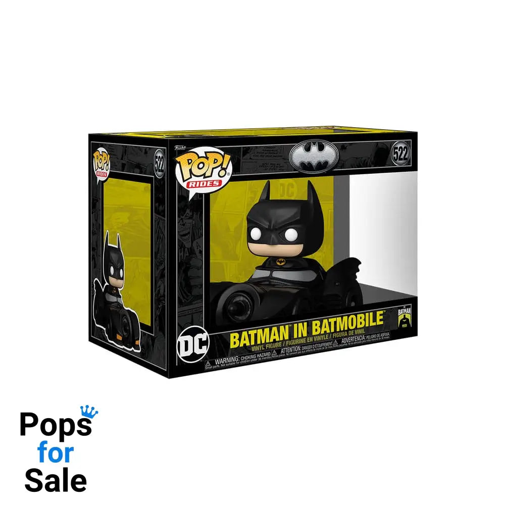 522 Batman in Batmobile Rides Deluxe - DC 85th Anniversary Funko POP Preorder