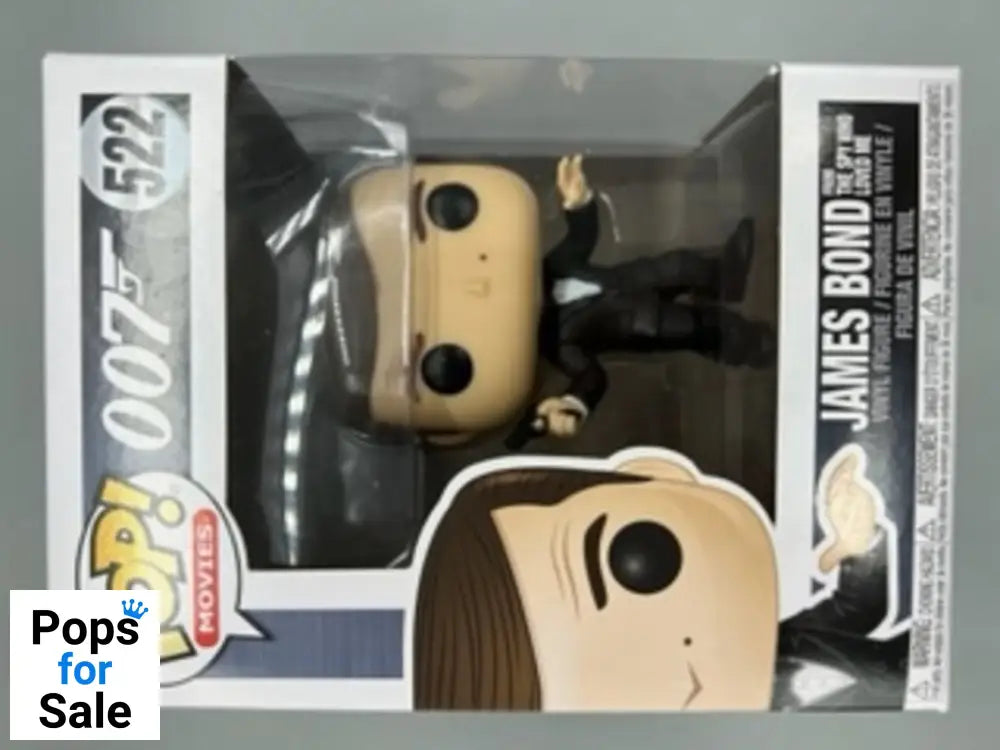 #522 James Bond (Roger Moore from The Spy Who Loved Me) - Damaged Box Funko POP