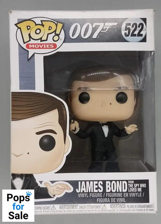 #522 James Bond (Roger Moore from The Spy Who Loved Me) - Damaged Box Funko POP