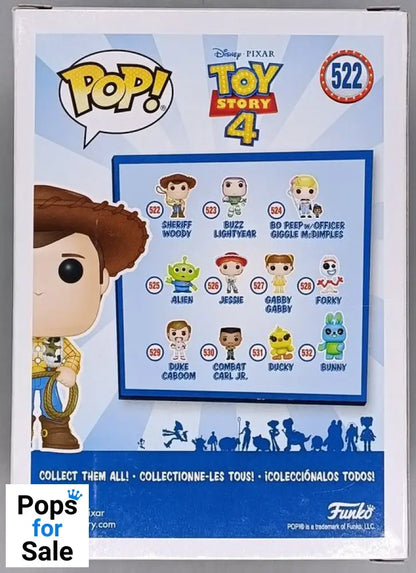 522 Sheriff Woody - Disney - Toy Story 4 - Funko POP - Box Damaged