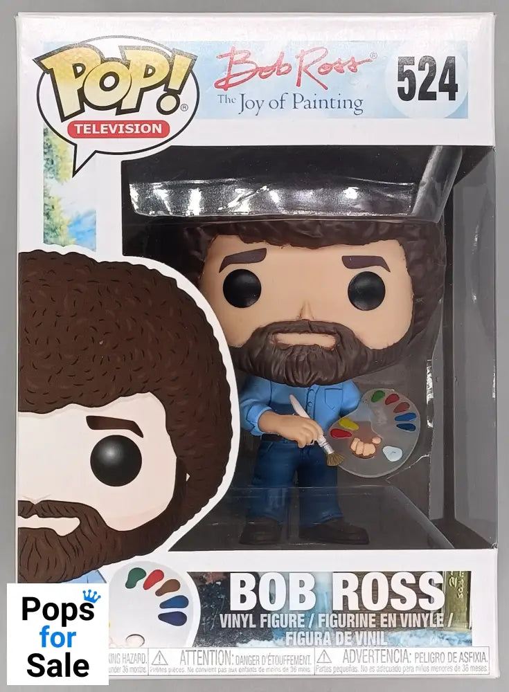 #524 Bob Ross - Box Damaged Funko POP