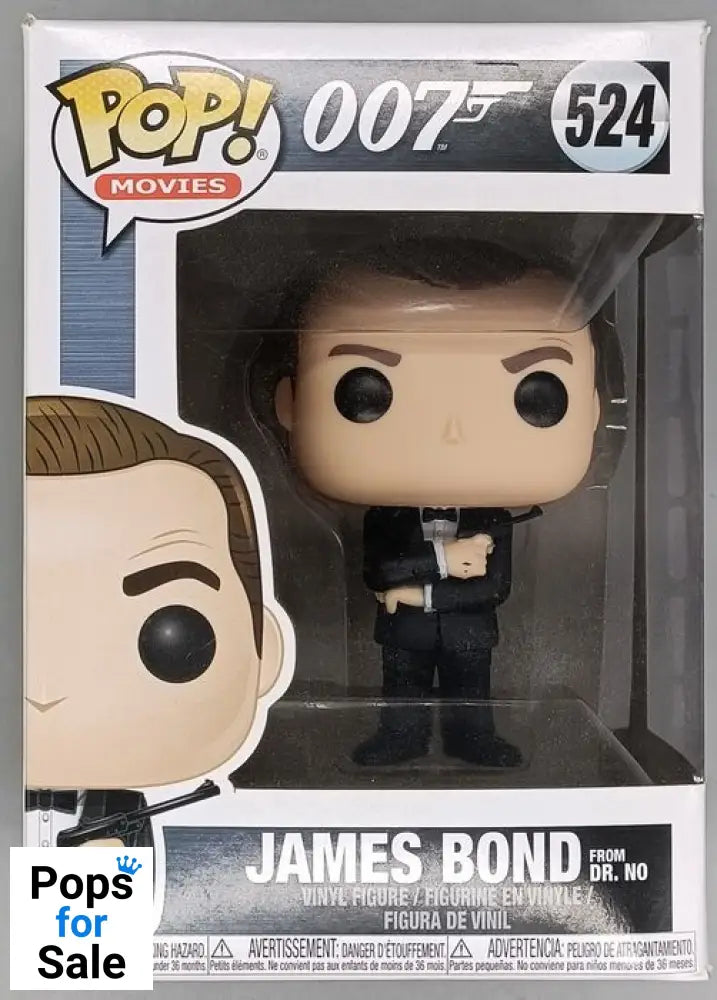 #524 James Bond (from Dr. No) - Sean Connery - Box Damaged Funko POP