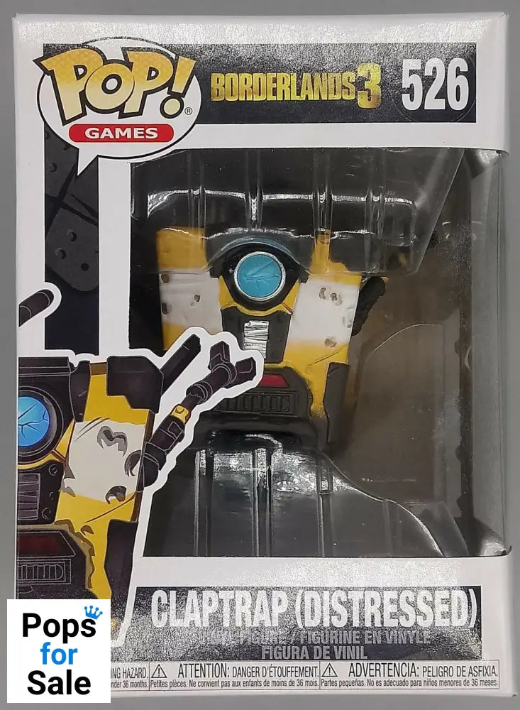 526 Claptrap (Distressed) - Borderlands 3 Funko POP