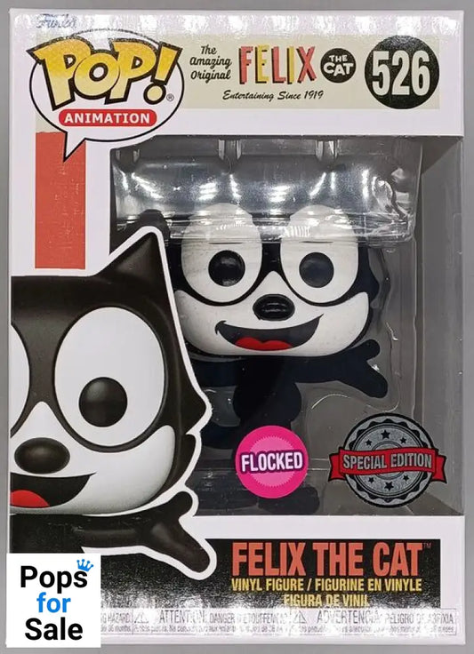 #526 Felix the Cat - Flocked Funko POP