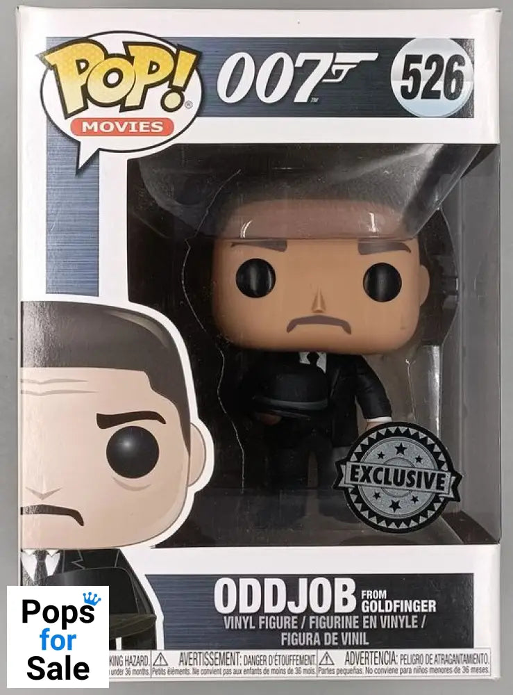 526 Oddjob (from Goldfinger Throwing Hat) - James Bond Funko POP