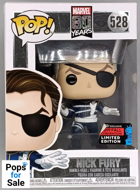 #528 Nick Fury (First Appearance) Marvel 80 Years 20 Box Damaged Funko POP