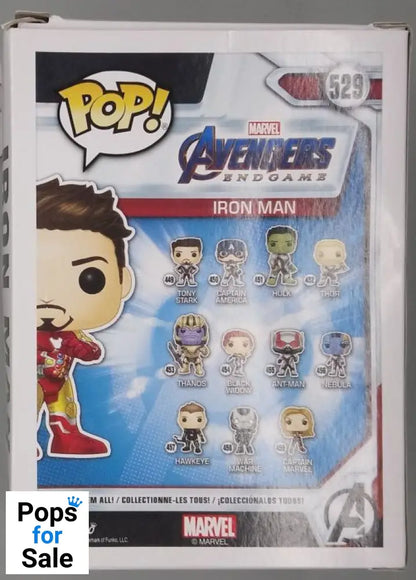 529 Iron Man (Gauntlet) Marvel Avengers Endgame Funko POP - Box Damaged