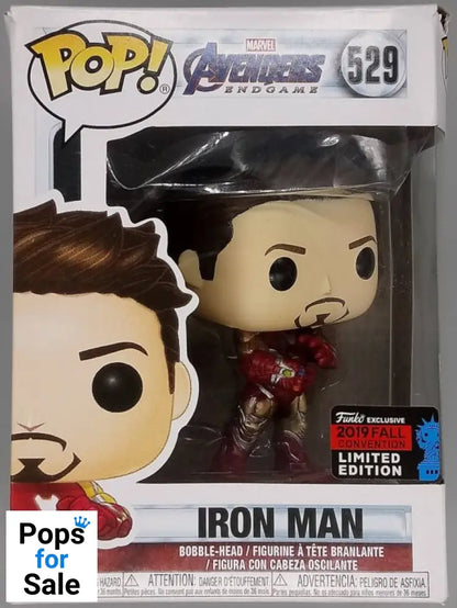 529 Iron Man (Gauntlet) Marvel Avengers Endgame Funko POP - Box Damaged