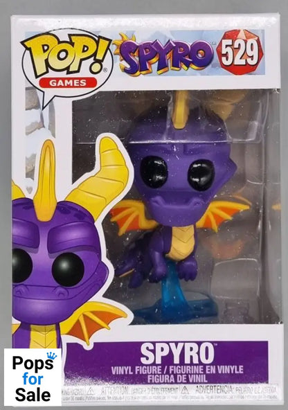 #529 Spyro (Flying) - Spyro the Dragon - Box Damaged Funko POP