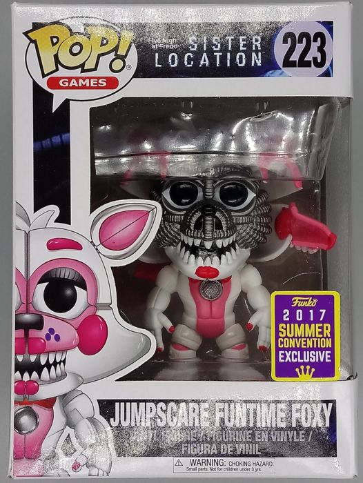 223 Jumpscare Funtime Foxy - Five Nights At Freddys FNAF Sister Location - Box Damaged Funko POP
