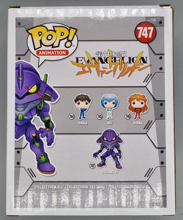 747 EVA Unit 01 (Bloody) - 6 Inch Metallic - Evangelion - Funko POP - Box Damaged