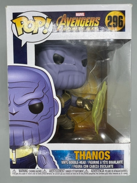 #296 Thanos (Portal) - Marvel Avengers Infinity War Box Damaged Funko POP