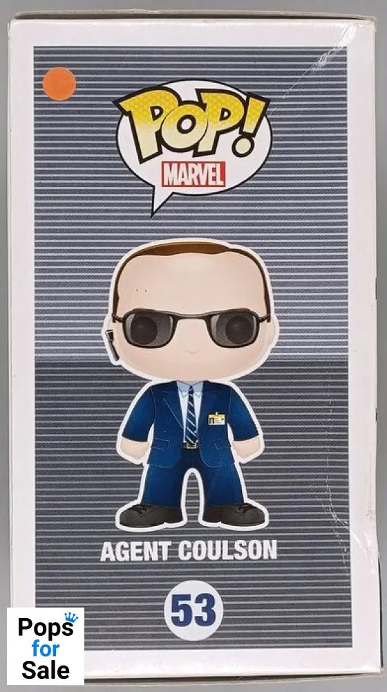 53 Agent Coulson - Marvel: Agents of S.H.I.E.L.D. Box Damaged Funko POP