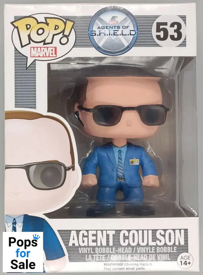 53 Agent Coulson - Marvel: Agents of S.H.I.E.L.D. Box Damaged Funko POP