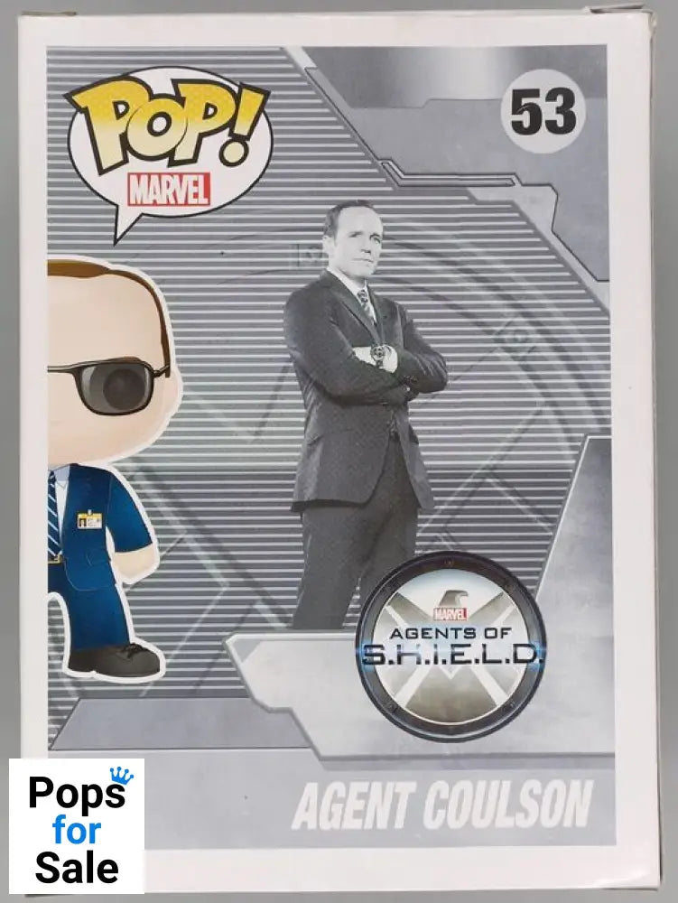 53 Agent Coulson - Marvel: Agents of S.H.I.E.L.D. Box Damaged Funko POP
