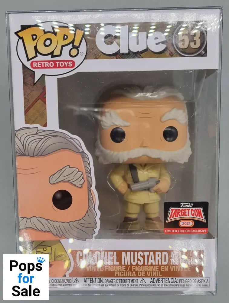 #53 Colonel Mustard (with the Revolver) - Clue Funko POP