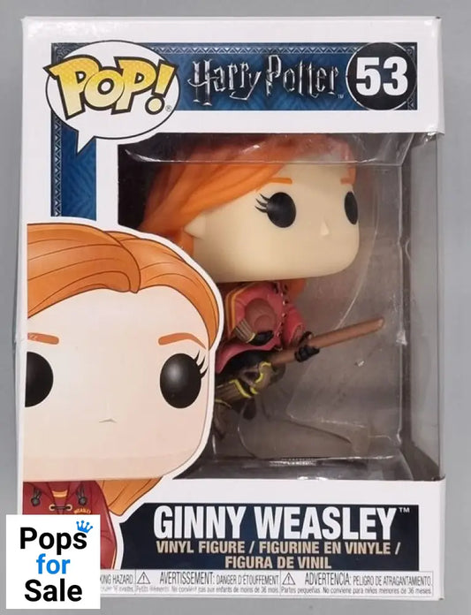 53 Ginny Weasley (Broom) - Harry Potter - Box Damaged Funko POP