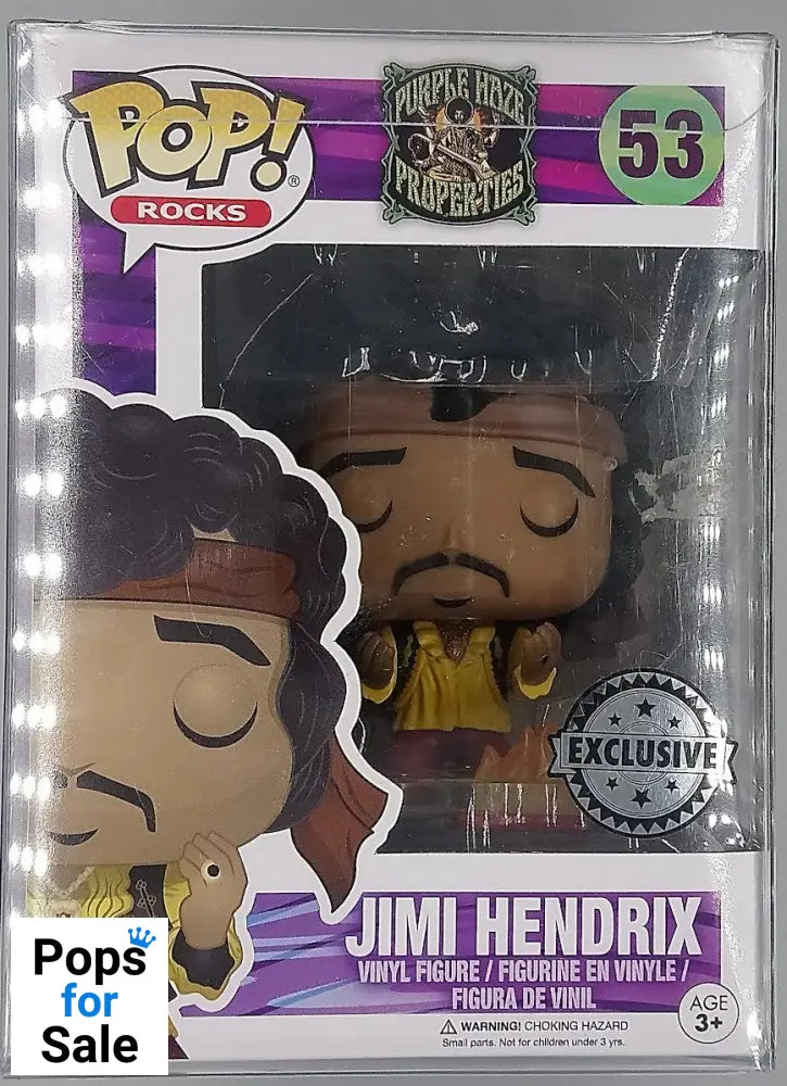 #53 Jimi Hendrix (Monterey) - Rocks Funko POP