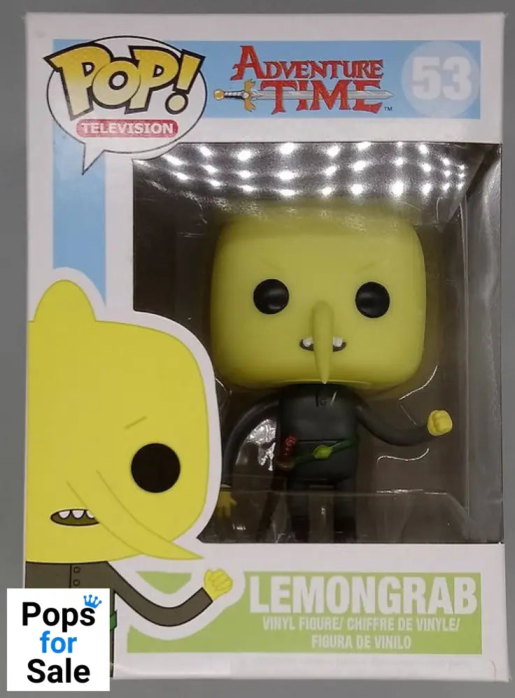 #53 Lemongrab - Adventure Time - Box Damaged Funko POP