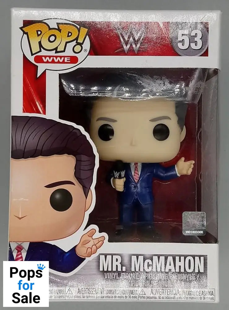 53 Mr. McMahon - WWE - Box Damaged Funko POP