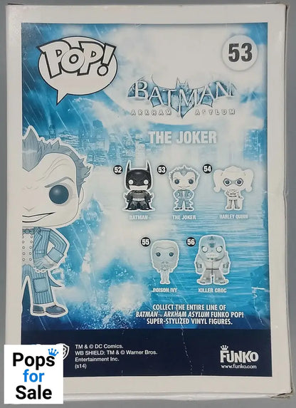 53 The Joker - DC - Batman Arkham Asylum - Funko POP - Box Damaged